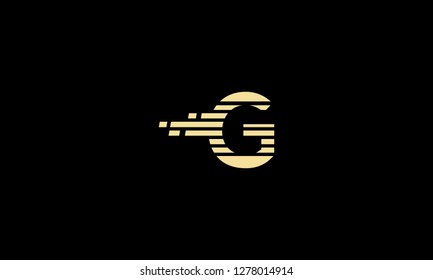 LETTER G LOGO WITH CIRCLE FRAME FOR LOGO DESIGN OR ILLUSTRATION USE
