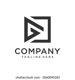 Letter G logo collection for company abstract modern