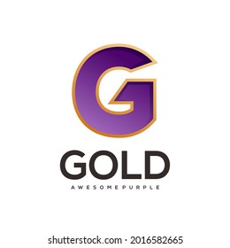 Letter g logo colorful gradient Illustration