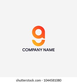 letter A and G logo design