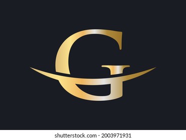 Letter G Logo Design Business Company Stock Vector (Royalty Free ...