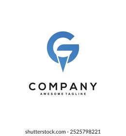 Letter G logo design for business