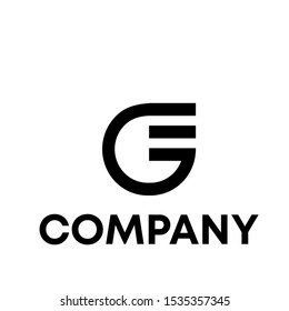 letter G logo design concept template