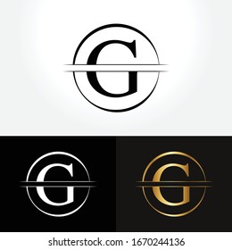 Letter G Logo Design With Creative Modern Vector Template. Creative Abstract Letter G Logo Vector