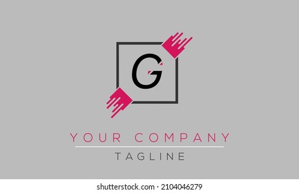 Diseño del logotipo de la letra G, icono moderno creativo G