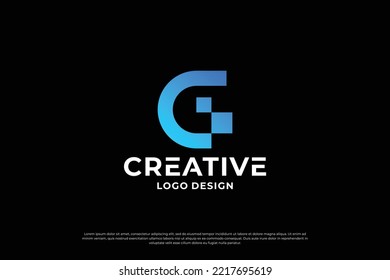 Letter G logo design. Creative Initial letter G logo. Letter G symbol, Letter G business.