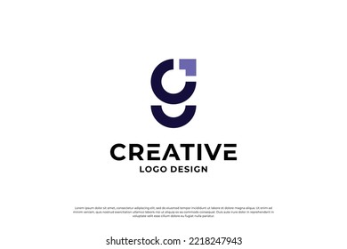 Letter G logo design. Creative Initial letter G logo. Letter G symbol, Letter G business.