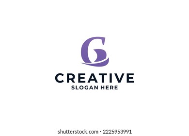 Letter G logo design with creative combination concept.