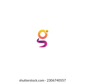 Diseño del logotipo de la letra G. Logo de la carta inicial creativa G. Símbolo de letra G, negocio de letra G, Imprimir