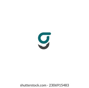 Diseño del logotipo de la letra G. Logo de la carta inicial creativa G. Símbolo de letra G, negocio de letra G, Imprimir
