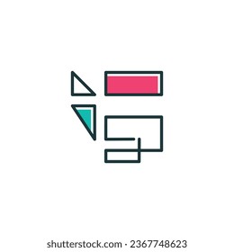 Letter G logo design element vector with modern concept