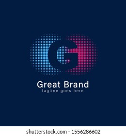letter g logo design, icon design template elements