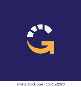 Letter G Logo Design Template. Modern style