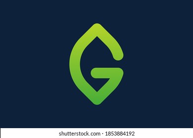 Letter g logo design template elements