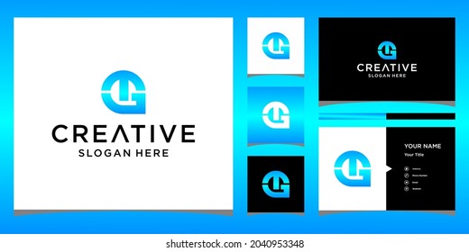 Letter G logo design template