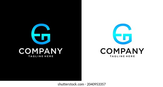 Letter G logo design template