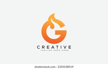 Letter G logo design template vector illustration.