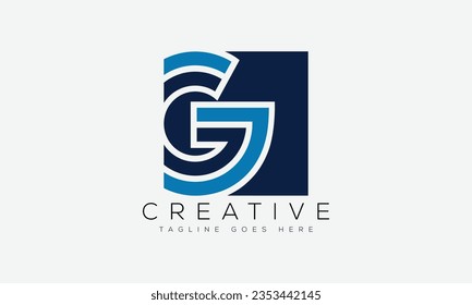 Letter G logo design template vector illustration.