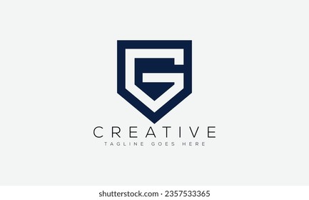 Buchstabe G Logo Design Vorlage Vektorgrafik.