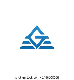 Letter G logo design - vector