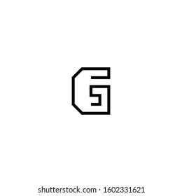 Letter G Logo Design Vector. Typography G logo. Flat G logo