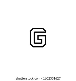Letter G Logo Design Vector. Typography G logo. Flat G logo