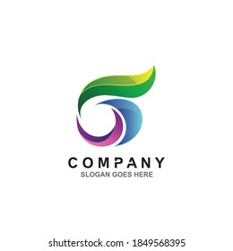 Diseño de logotipo de letra g en vector