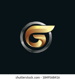 Diseño de logotipo de letra g en vector