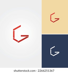 Vector de diseño de logotipo de letra G