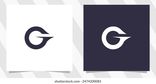 letter g logo design vector