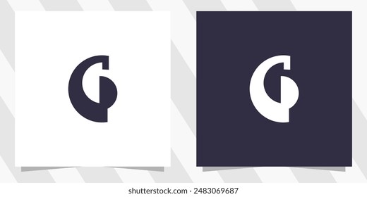 letter g logo design vector
