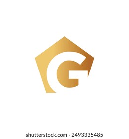 Letter G logo design vector with universal form and creative idea