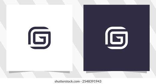 letter g logo design vector