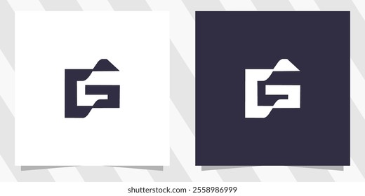 letter g logo design vector