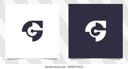 letter g logo design vector