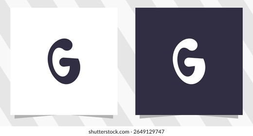 Vector de diseño de logotipo de letra G