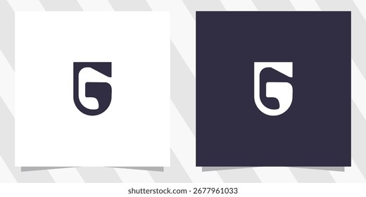 Vector de diseño de logotipo de letra G