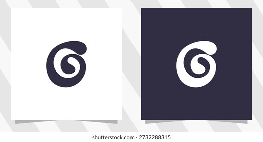letra g logotipo design vetor