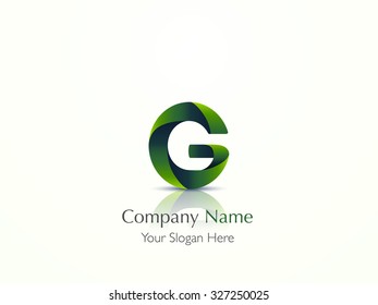 Letter G. Logo design. Vector illustration