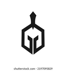 Letter G logo design in White and Black style. Can be used as a Logo, Brand to make it look good