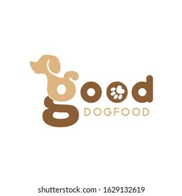 letter g logo with dog shape