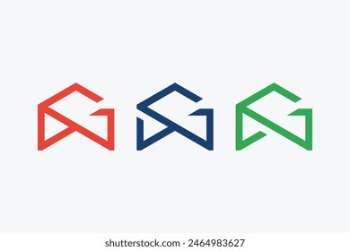 Letter g Logo. Envelope Mail Concept Isolated on White Background. Usable for Mail, Email, electronic Mail, Chat, Newsletter, document, message logos. Flat Vector Logo Design Template Element.