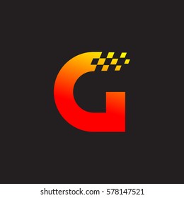 Letter G logo, fast speed, moving, delivery, Digital and Technology for your Corporate identity