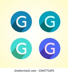 Letter G logo. Flat logo design for your company