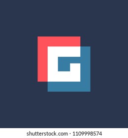 Letter G logo icon design template elements