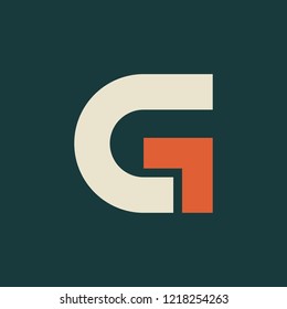 Letter G logo. Icon design. Template elements - vector sign