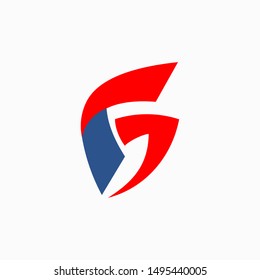 Letter G logo icon design template 