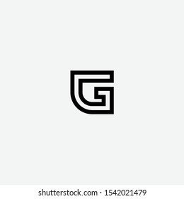 letter G logo icon design template elements