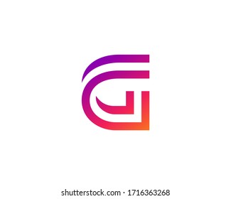 Letter G logo icon design template elements