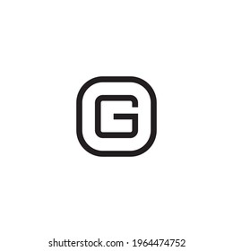 Letter G logo or icon design